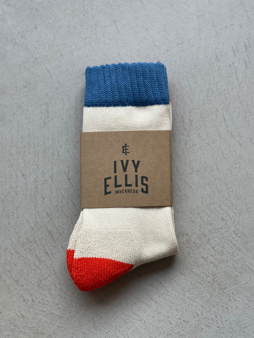 The Campbell | Men's Crew Length Socks in sock wrap