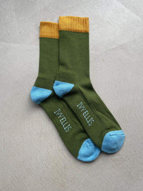 The Macnab | Men's Crew Length Socks in sock wrap