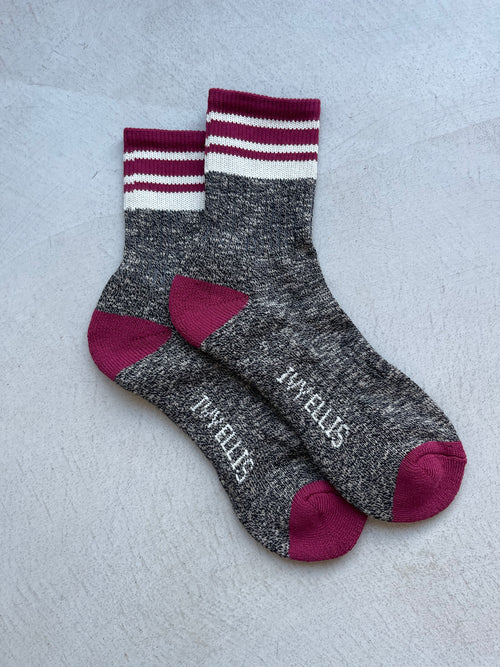 The Strathy | Women's Slub Quarter Length Socks