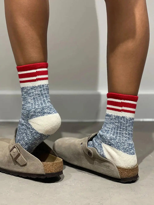 The Dornoch | Women's Slub Quarter Length Socks by Ivy Ellis Socks