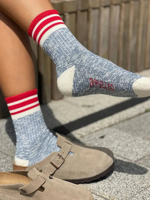 The Dornoch | Women's Slub Quarter Length Socks by Ivy Ellis Socks