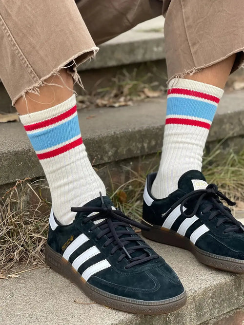 The Moon | Men's Crew Length Socks by Ivy Ellis Socks