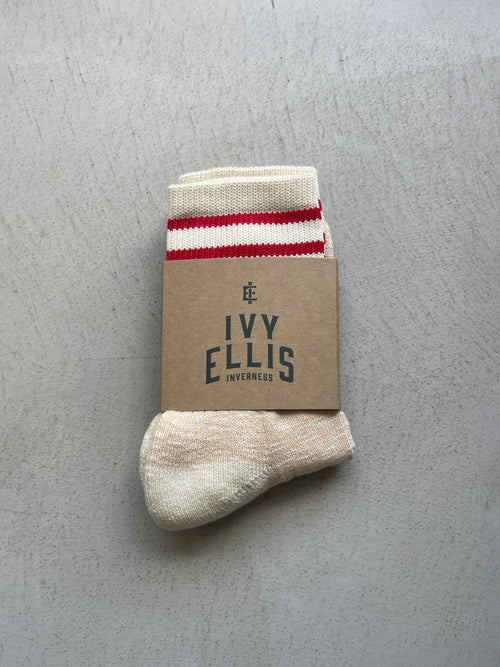The Torrisdale | Women's Slub Quarter Length Socks by Ivy Ellis Socks