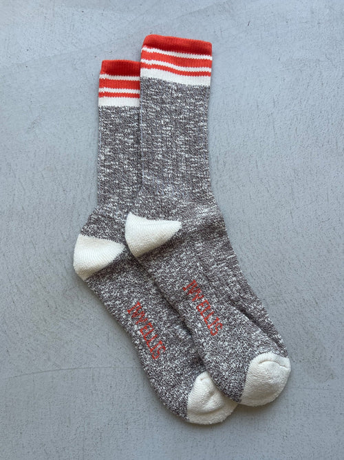 The Brora | Men's Slub Crew Length Socks by Ivy Ellis Socks
