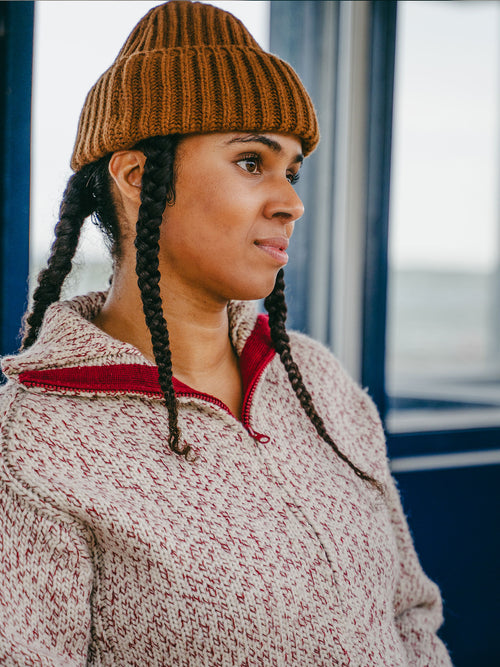 The Cousteau | Caramel Unisex Beanie / Watch Cap