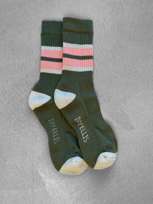 The Cooper | Men's Crew Length Socks in sock wrap