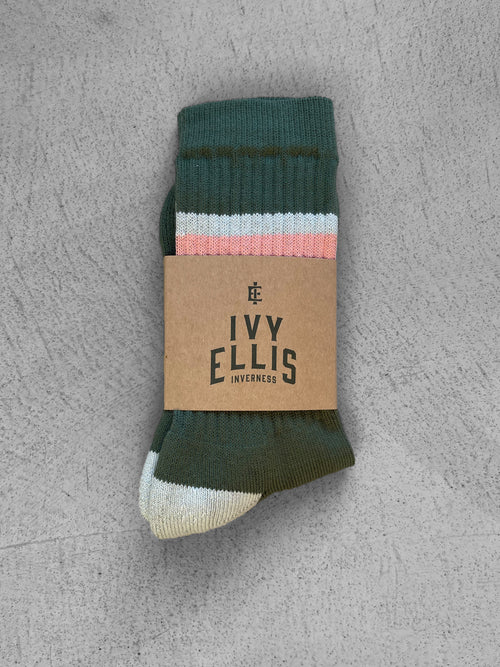 The Cooper | Men's Crew Length Socks by Ivy Ellis Socks