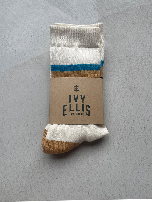 The Dellucci | Men's Crew Length Socks in sock wrap