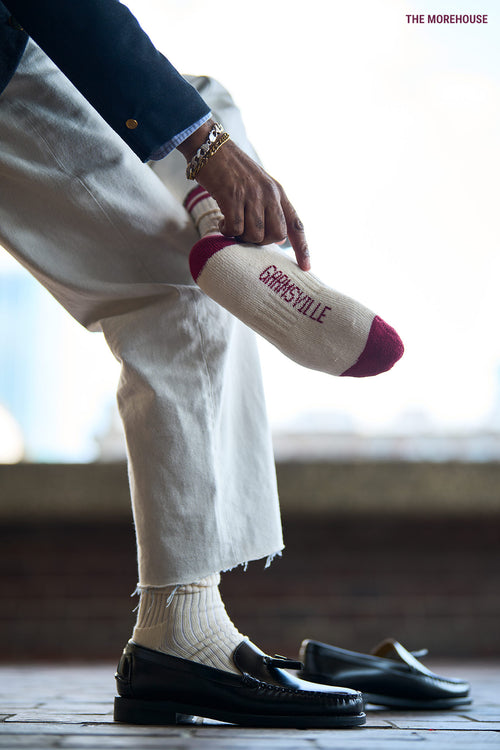 The Morehouse Socks by Ivy Ellis X Garmsville