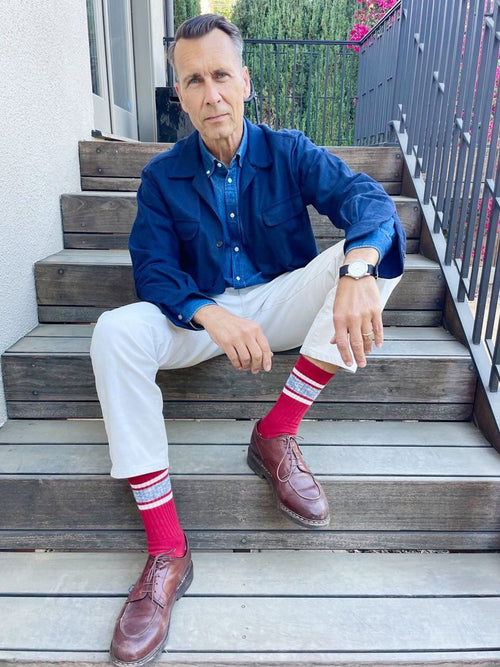 The Johan | Men's Crew Length Socks by Ivy Ellis Socks