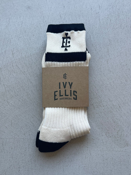 The Leonard | Men's Crew Length Socks by Ivy Ellis Socks
