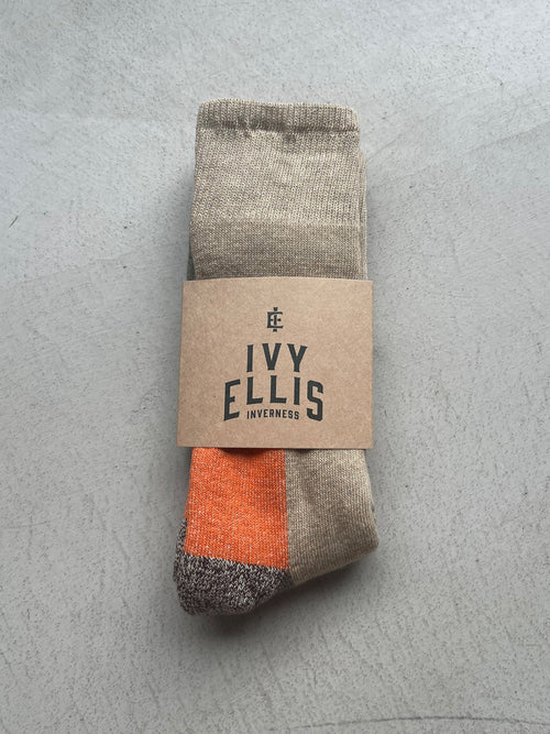 The Lyle | Men's Crew Length Socks in sock wrap