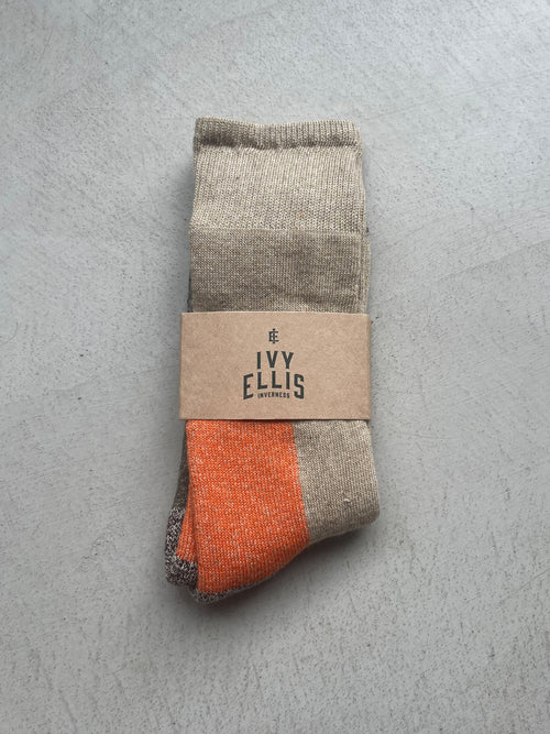 The Lyle | Women's Crew Length Socks in sock wrap