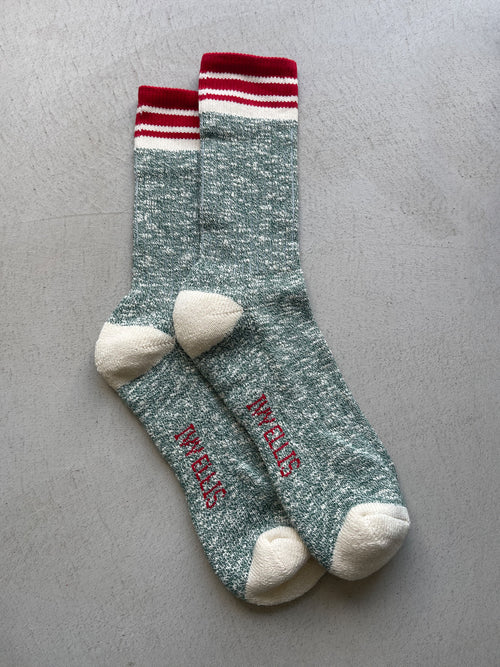 The Melvich | Men's Slub Crew Length Socks by Ivy Ellis Socks