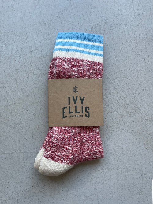 The Nairn | Men's Slub Crew Length Socks by Ivy Ellis Socks