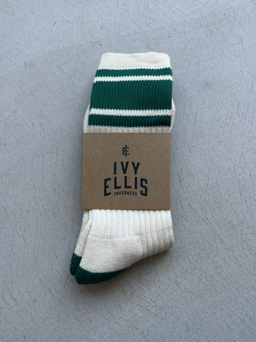 The Namath | Men's Crew Length Socks by Ivy Ellis Socks
