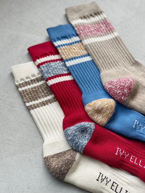 The Stenerson | Men's Crew Length Socks by Ivy Ellis Socks