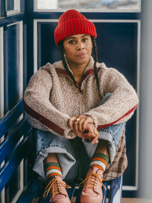 The Cousteau | Red Unisex Beanie / Watch Cap