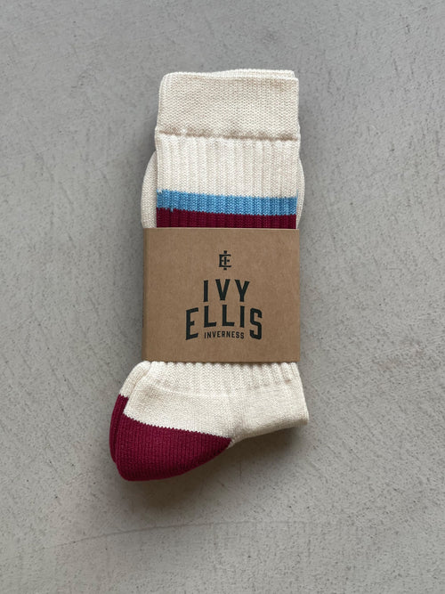 The Romeo | Men's Crew Length Socks in sock wrap