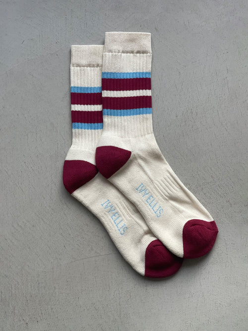 The Romeo | Men's Crew Length Socks by Ivy Ellis Socks