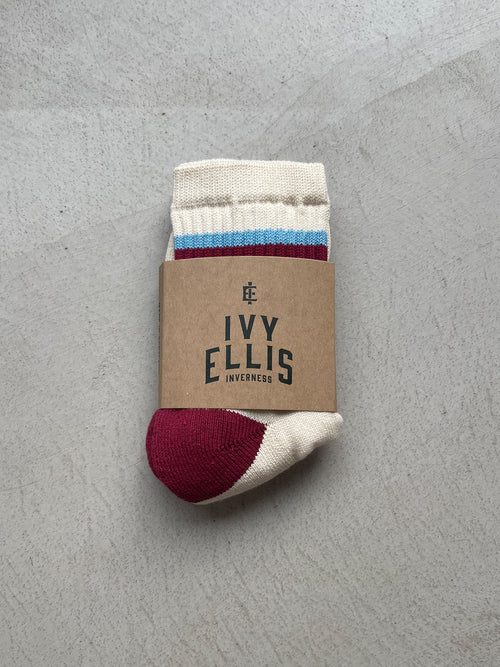 The Romeo | Women's Quarter Length Socks in sock wrap