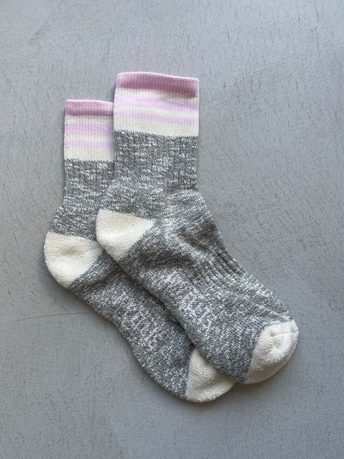 The Rosemarkie | Women's Slub Quarter Length Socks by Ivy Ellis Socks