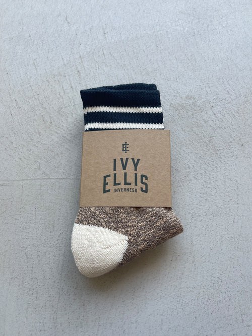 The Sandwood | Women's Slub Quarter Length Socks by Ivy Ellis Socks