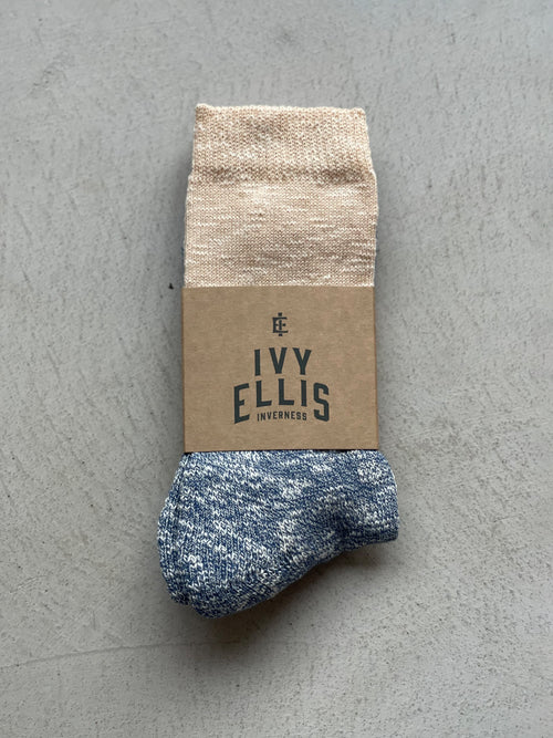The Seattle | Men's Crew Length Socks in sock wrap