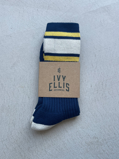 The Seau | Men's Crew Length Socks by Ivy Ellis Socks