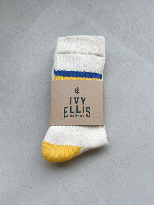 The Speed #1 | Men's Crew Length Socks in sock wrap