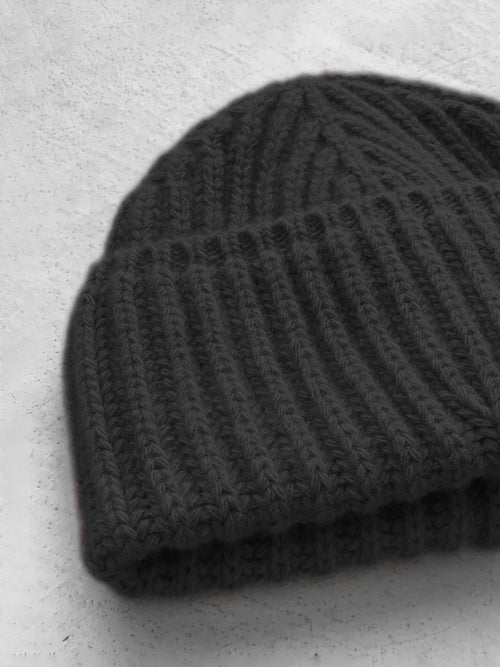 The Cousteau | Black Unisex Beanie / Watch Cap