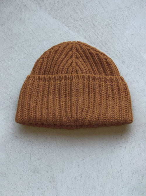 The Cousteau | Caramel Unisex Beanie / Watch Cap