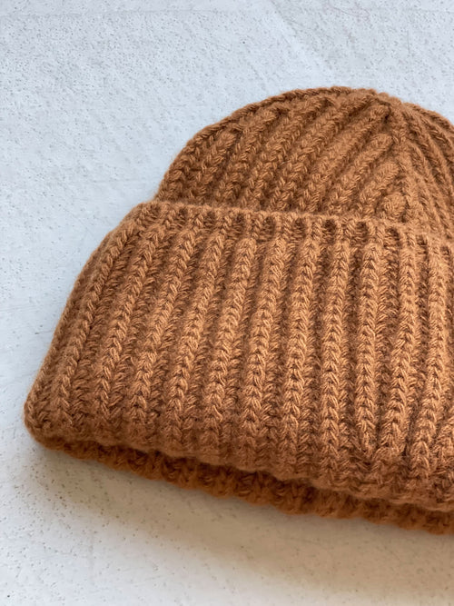 The Cousteau | Caramel Unisex Beanie / Watch Cap
