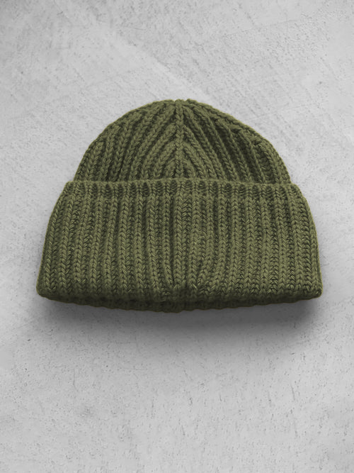 The Cousteau | Olive Unisex Beanie / Watch Cap