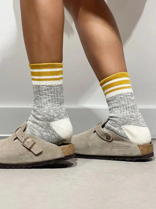 The Sinclair | Women's Slub Quarter Length Socks by Ivy Ellis Socks