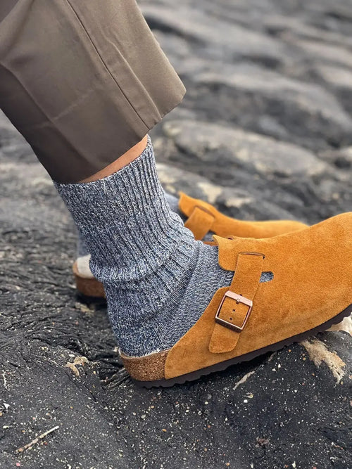 The Voyager | Men's Crew Length Socks by Ivy Ellis Socks