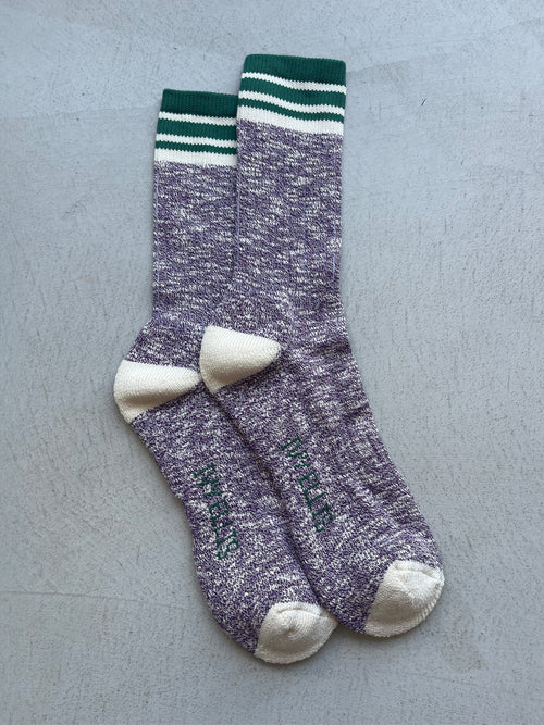 The Thurso | Men's Slub Crew Length Socks by Ivy Ellis Socks