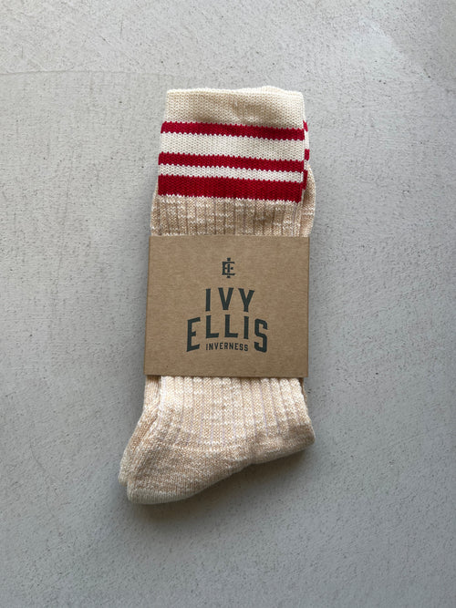 The Torrisdale | Men's Slub Crew Length Socks by Ivy Ellis Socks