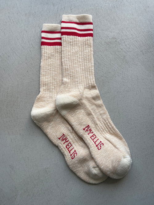 The Torrisdale | Men's Slub Crew Length Socks by Ivy Ellis Socks