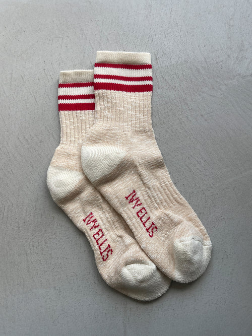 The Torrisdale | Women's Slub Quarter Length Socks by Ivy Ellis Socks