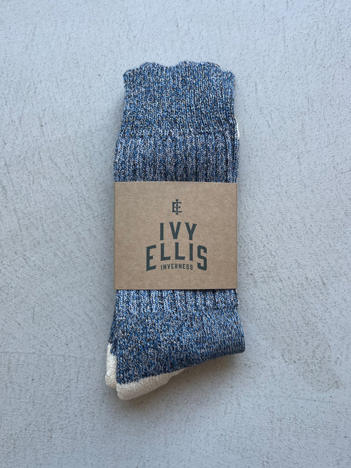The Voyager | Men's Crew Length Socks by Ivy Ellis Socks