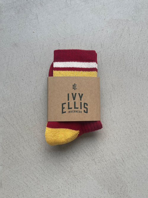 The Williams | Women's Quarter Length Socks in sock wrap