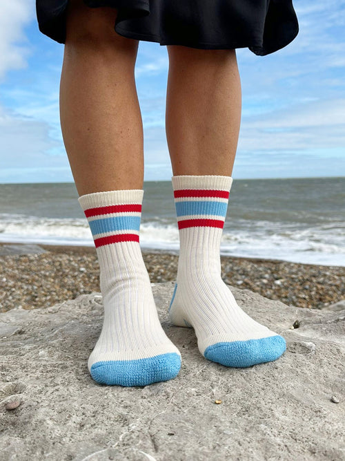 The Moon | Women's Quarter Length Socks by Ivy Ellis Socks