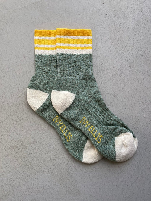 The Sango | Women's Slub Quarter Length Socks by Ivy Ellis Socks
