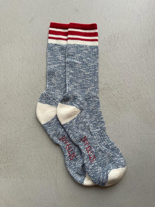 The Dornoch | Men's Slub Crew Length Socks by Ivy Ellis Socks