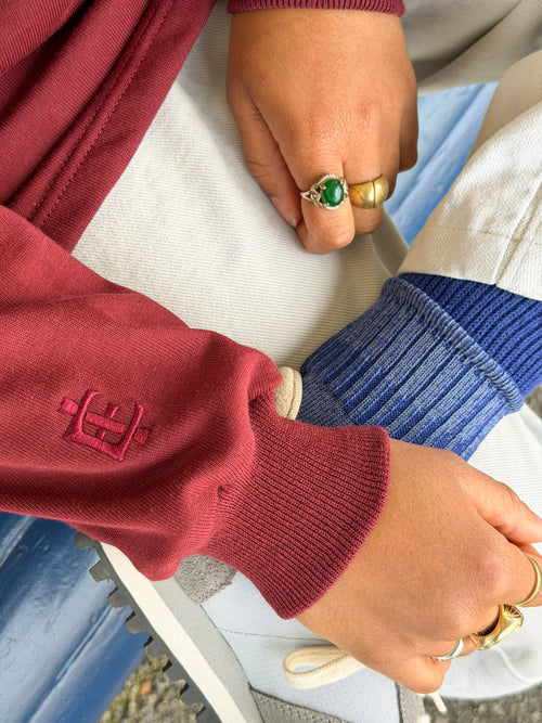 The Mayday in Bordo | Unisex Rugby Shirt