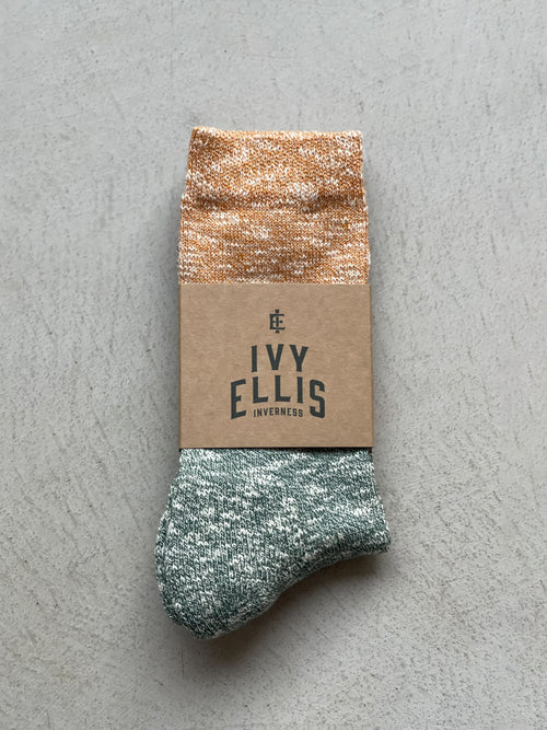 The Everett | Men's Crew Length Socks in sock wrap