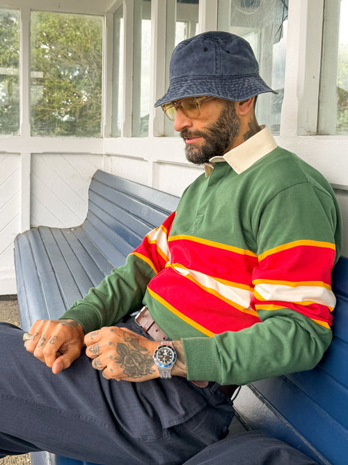 The Malone in Green | Unisex Rugby Shirt