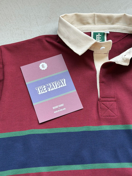 The Mayday in Bordo | Unisex Rugby Shirt