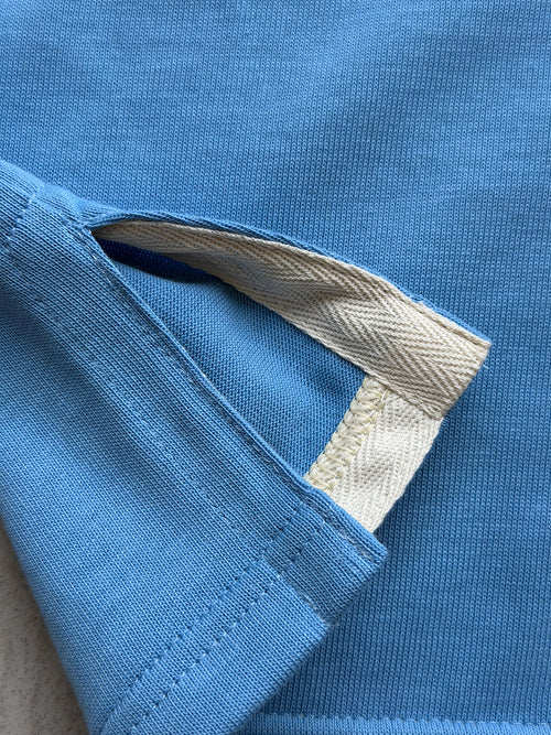 The Mayday in Sky Blue | Unisex Rugby Shirt